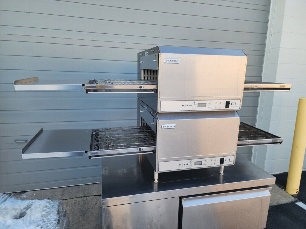 Lincoln Impinger 2501 Double Stack Conveyor Oven Pizza Equipment Company lincoln-impinger-2501-double-stack-conveyor-oven-pizza-equipment-company